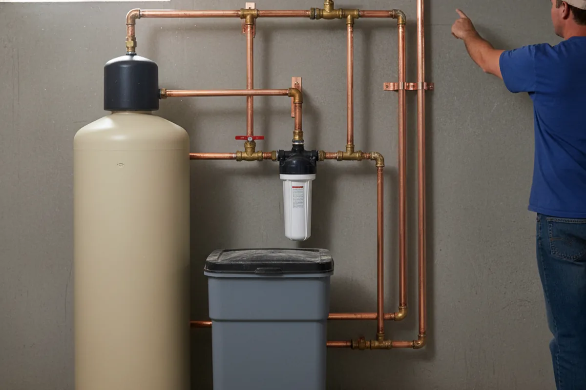 Whole-house water treatment system installed in Ida